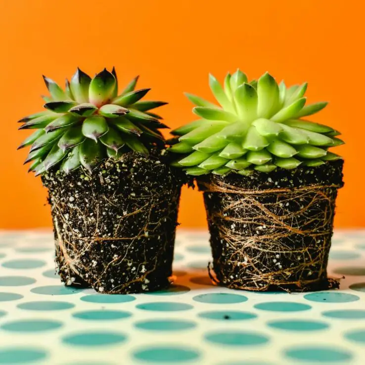 How to plant succulents - Step by Step Process 2 succulents root bounding